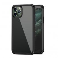 Ipaky védő tok műanyagból és edzett üvegből - iPhone 11 Pro Max - fekete