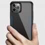 Ipaky védő tok műanyagból és edzett üvegből - iPhone 11 Pro Max - fekete