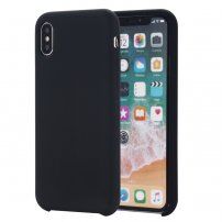 Eredeti dizájnos tok - iPhone XS - fekete