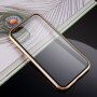 Teljes borító edzett üvegből és fém kerettel - iPhone 11 Pro - arany