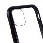 Teljes borító edzett üvegből és fém kerettel - iPhone 11 Pro Max - fekete
