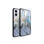 NXE tok üveg hátsó résszel - iPhone 11 - arany homok
