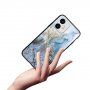 NXE tok üveg hátsó résszel - iPhone 11 - arany homok