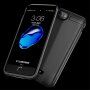 Tok külső akkumulátorral - iPhone 6 / 6S / 7 / 8 / SE (2020/2022) - 5 000 mAh - fekete