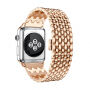 Elegáns rozsdamentes acél szíj Apple Watch Ultra 49mm / 46mm / 45mm / 44mm / 42mm - rózsaszín-arany