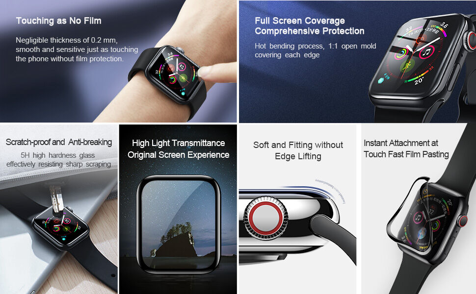 BASEUS edzett üveg - Apple Watch 38mm