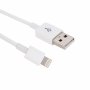 Töltő és szinkronizáló kábel USB-A 2.0 / Lightning - iPhone / iPad / iPod / AirPods - 30 cm - fehér