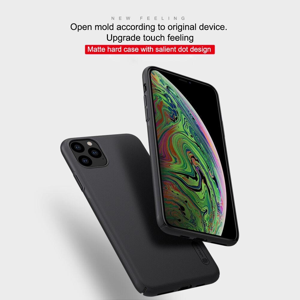 Nillkin matt tok érdes felülettel - iPhone 11 Pro Max - fekete