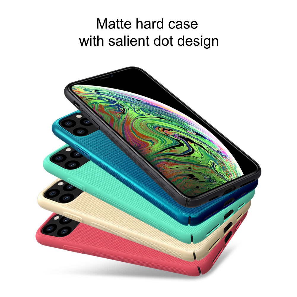 Nillkin matt tok érdes felülettel - iPhone 11 Pro Max - fekete