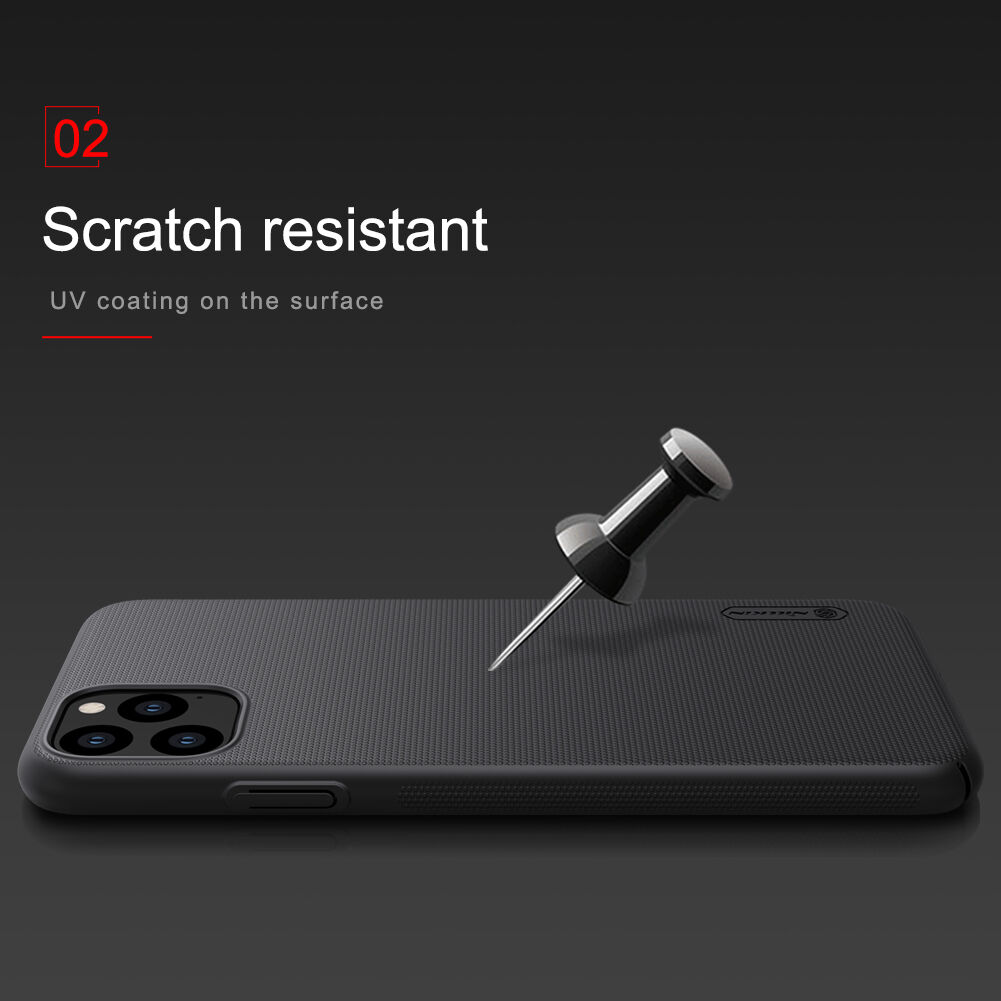 Nillkin matt tok érdes felülettel - iPhone 11 Pro Max - fekete