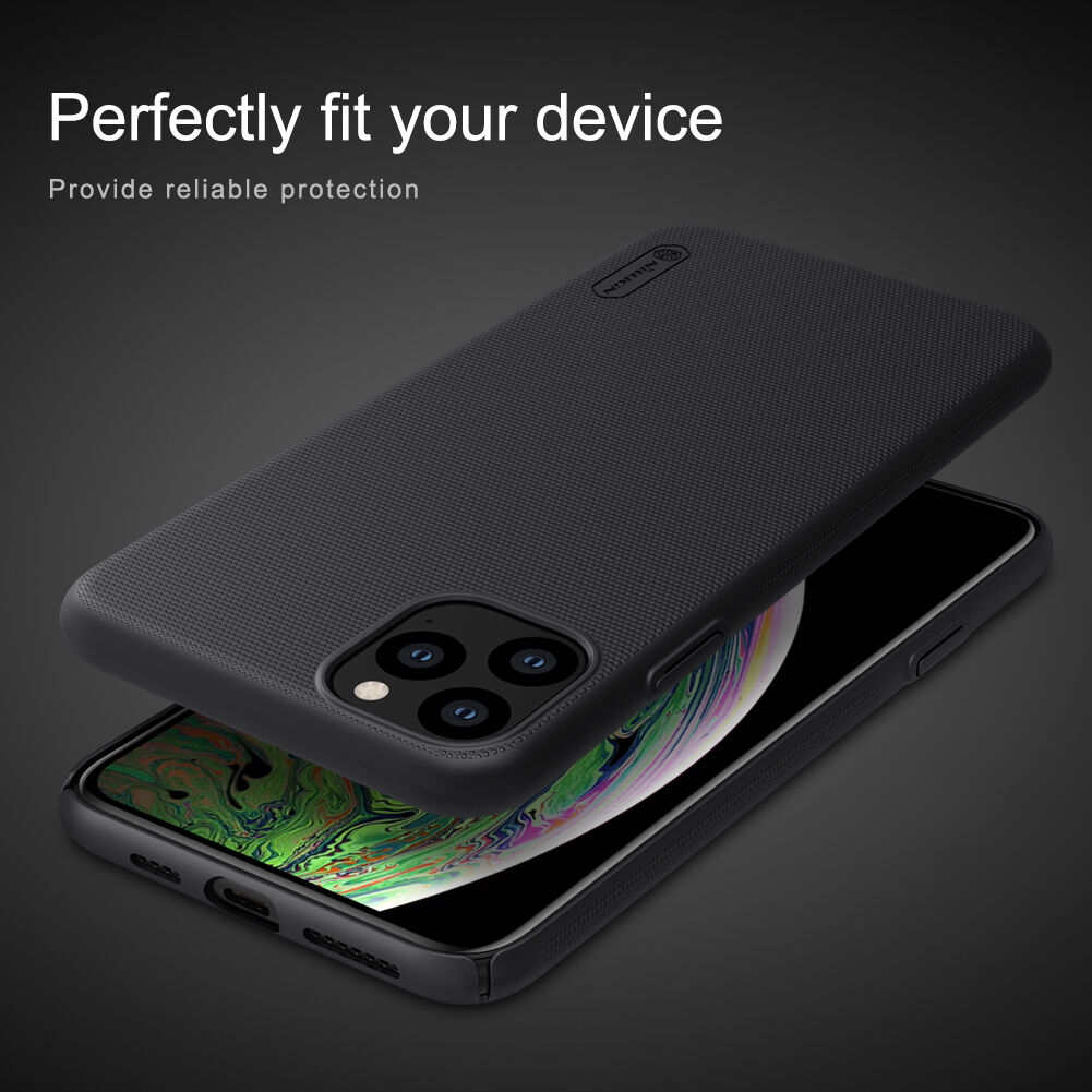 Nillkin matt tok érdes felülettel - iPhone 11 Pro Max - fekete