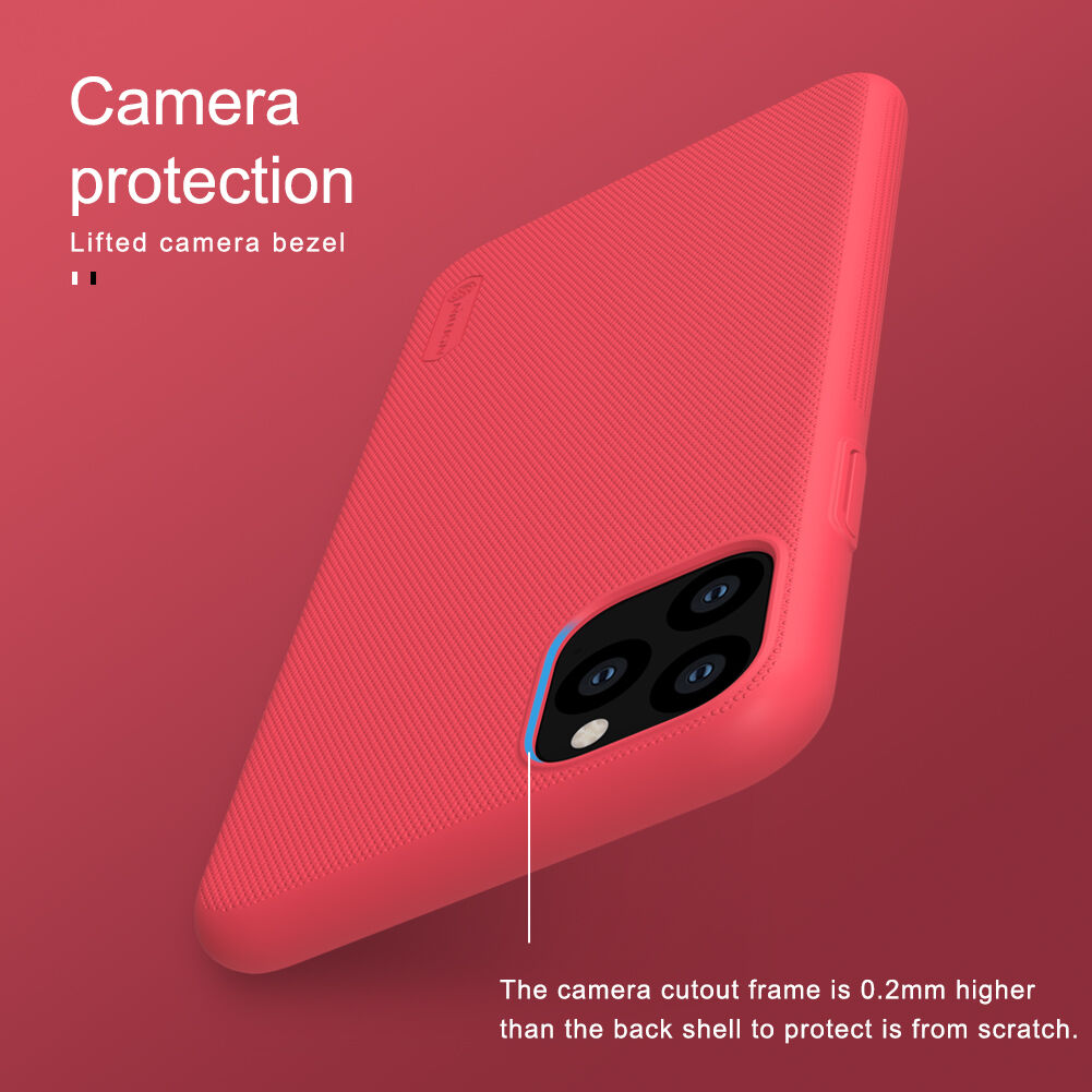 Nillkin matt tok érdes felülettel - iPhone 11 Pro Max - fekete