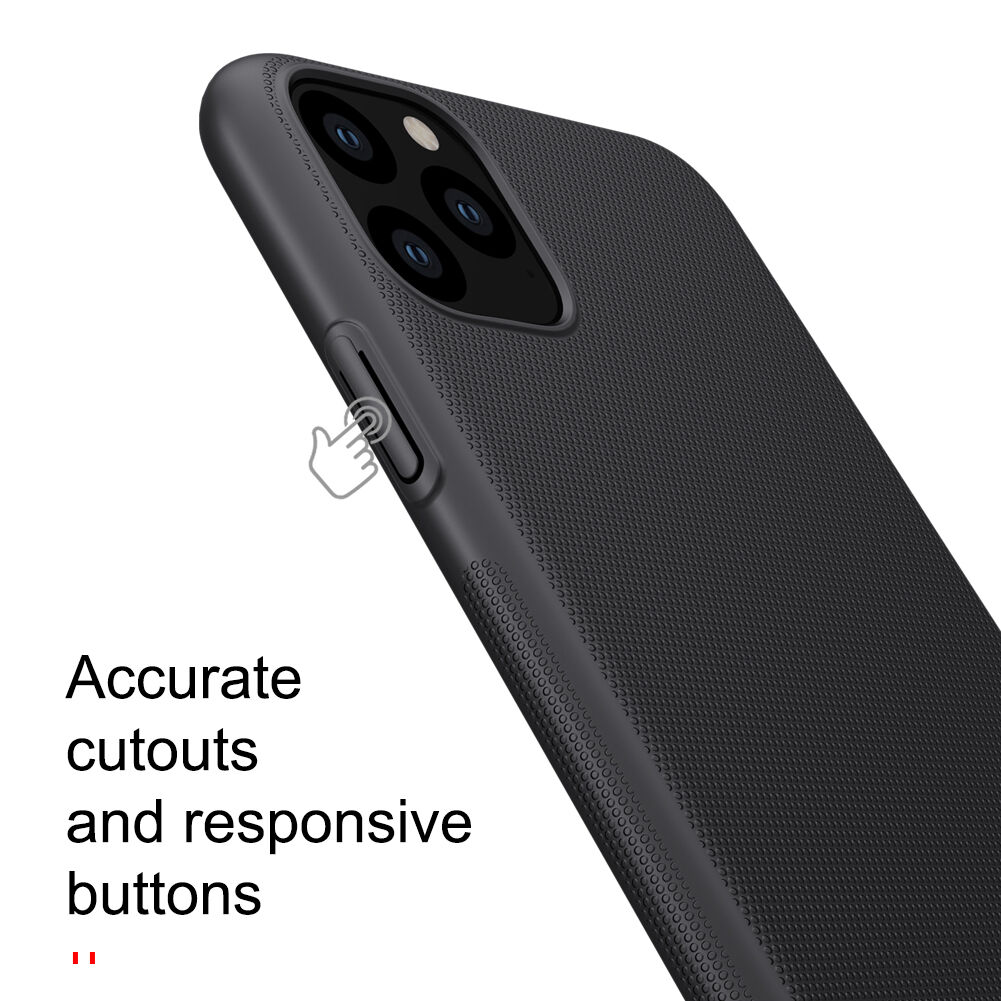Nillkin matt tok érdes felülettel - iPhone 11 Pro Max - fekete