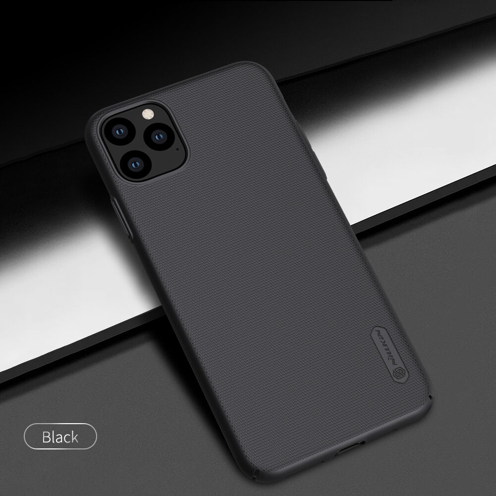 Nillkin matt tok érdes felülettel - iPhone 11 Pro Max - fekete Nillkin matt tok érdes felülettel - iPhone 11 Pro Max - fekete