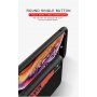 Ipaky stílusos tok textil felülettel - iPhone X / XS - fekete-fehér