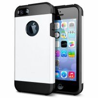 Szuper ellenálló "Armor" tok iPhone 5 / 5S / SE- re - fehér