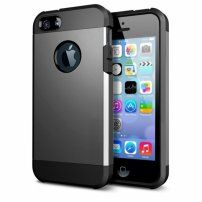 Szuper ellenálló "Armor" tok iPhone 5 / 5S / SE- re - szürke