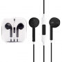 Fejhallgató mikrofonnal és hangerőszabályzóval 3,5 mm bemenet csatlakozóval - Apple készülék - fekete