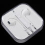 Fejhallgató mikrofonnal és hangerőszabályzóval 3,5 mm bemenet csatlakozóval - Apple készülék - fehér