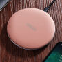 JOYROOM gyors és vékony tanusítványos Qi vezeték nélküli töltő iPhone / 8 / 8 Plus készülékhez - Rose Gold