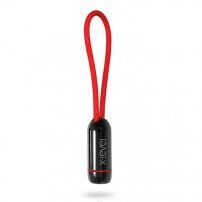 X-LEVEL elegáns USB / lightning kábel Apple iPhone / iPad / iPod - 8cm - piros