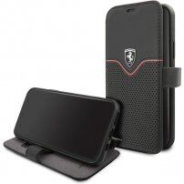Ferrari W Stand flip cover tok - iPhone 11 Pro Max - fekete