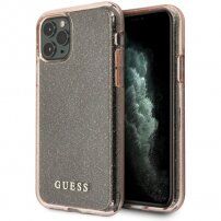 Guess Glitter tok - iPhone 11 Pro Max - rózsaszín