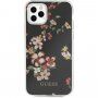 Guess Flower Shiny N.4 tok - iPhone 11 Pro Max - fekete