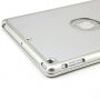 WITSPAD alumínium tok háttérvilágítású Bluetooth billentyűzettel iPad 9,7" (2017/2018) / Pro 9,7" / Air 1 / 2 - ezüst