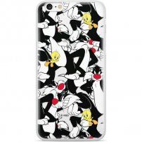 Eredeti tok Warner Bros Sylvester and Tweety - iPhone 7 / 8 / SE (2016) - fekete