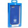 Adidas eredeti tok logóval és bőr felülettel - iPhone 6 / 6S / 7 / 8 / SE (2020/2022) - kék
