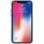 Adidas eredeti tok textil felülettel - iPhone X / XS - világoskék