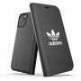 Adidas eredeti flip cover tok logóval - iPhone 11 Pro - fekete