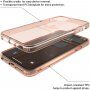 Adidas eredeti transzparens tok logóval - iPhone 11 Pro Max - rózsaszín-arany