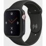 Uniq Glase Slim borító puha műanyagból - Apple Watch 40mm - matt fekete