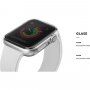 Uniq Glase Slim borító puha műanyagból - Apple Watch 44mm - matt fekete