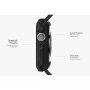 Uniq Proteger tartós borító - Apple Watch 44mm - matt fekete