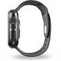 Uniq Garde Hybrid tok képernyővédő fóliával Apple Watch 44mm - füstös