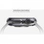 Uniq Garde Hybrid tok képernyővédő fóliával Apple Watch 44mm - füstös