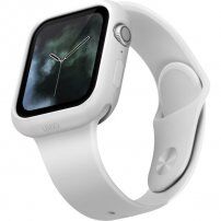 Uniq Lino szilikon borító - Apple Watch 40mm - fehér