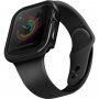 Uniq Valencia fém borító - Apple Watch 44mm - sötétszürke