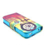 Wallet Shell borító tartóval - Apple iPhone 4 / 4S - Sunset Dream Catcher