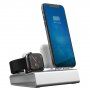 Alumínium állomás 3 az egyben iPhone / Apple Watch / AirPods - szürke