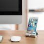 Upergo alumínium csúszásmentes asztali állvány iPhone / iPad - ezüst