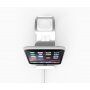 Elegáns alumínium állvány / dokkoló állomás - Apple Watch / iPhone - ezüst