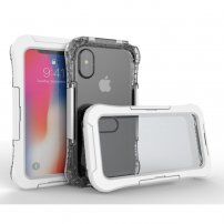 Vízálló és extra tartós borító - iPhone X / XS - fehér