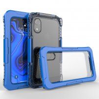 Vízálló és extra tartós borító - iPhone XR - kék