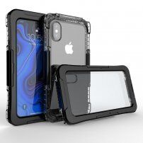 Vízálló és extra tartós borító - iPhone XS Max - fekete