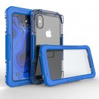 Vízálló és extra tartós borító - iPhone XS Max - kék