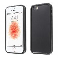 Vízálló borító elülső és hátsó oldalra - iPhone 5 / 5S /SE (2016) - fekete